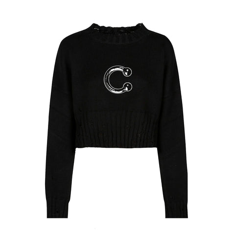 CEREMONIA - Piercing crop top